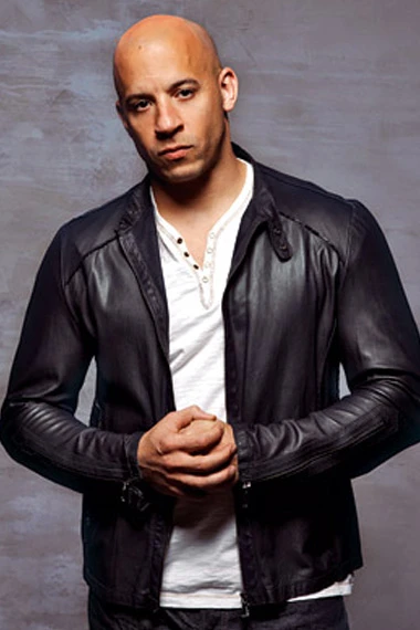 Fast And Furious Dominic Toretto Mens Black Leather Jacket