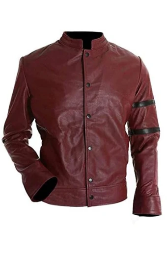 Fast And Furious Dominic Toretto Vin Diesel Mens Maroon Jacket red-vin-fast-and-furious-jacket