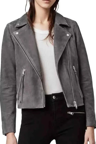 Abigail Cowen Bloom Peters Fate The Winx Saga Biker Jacket