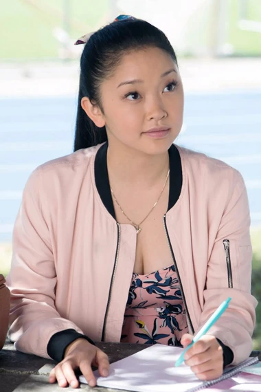 Lana Condor To All the Boys P.S. I Still Love You Pink Jacket