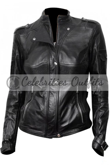 Sanctuary Amanda Tapping Black Leather Jacket