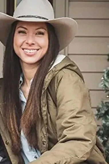 Haley Hollis Christmas at the Ranch Laur Allen Hooded Jacket