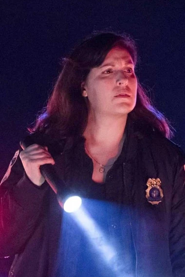 Jo Evans Emergence Allison Tolman Black Cotton Police Jacket