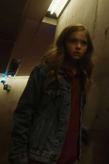 Charlie Firestarter Ryan Kiera Armstrong Blue Denim Jacket