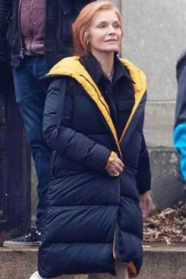 Michelle Pfeiffer French Exit Frances Price Black Quilted Coat
