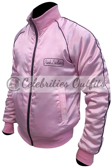 Grease Michelle Pfeiffer Stephanie Zinone Pink Ladies Jacket pink-ladies-michelle-pfeiffer-reversible-jacket
