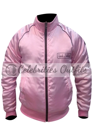 Grease Michelle Pfeiffer Stephanie Zinone Pink Ladies Jacket pink-ladies-michelle-pfeiffer-reversible-jacket