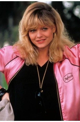 Grease Michelle Pfeiffer Stephanie Zinone Pink Ladies Jacket pink-ladies-michelle-pfeiffer-reversible-jacket