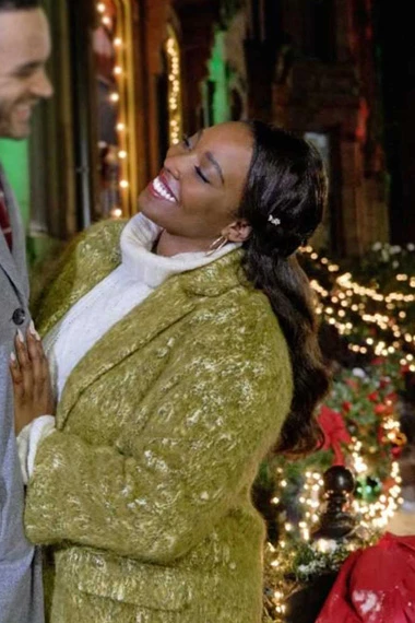 Olivia Washington Jazmin A Holiday In Harlem Green Trench Coat