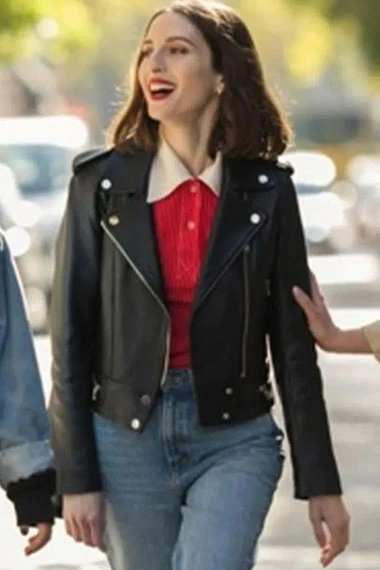 Sounds Like Love Maria Valverde Maca Black Biker Jacket