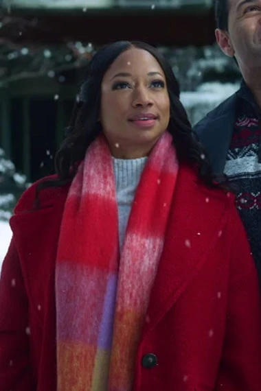 Monique Coleman A Christmas Dance Reunion Lucy Mortimer Coat