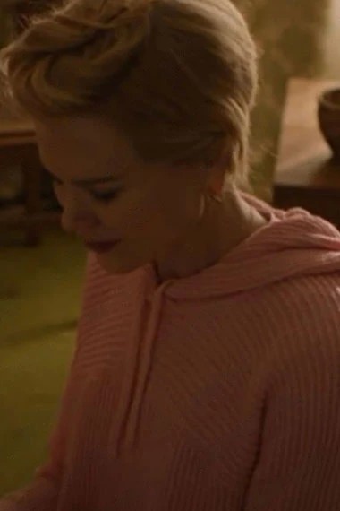 Nicole Kidman Roar TV Series Robin Pink Tweed Fabric Hoodie