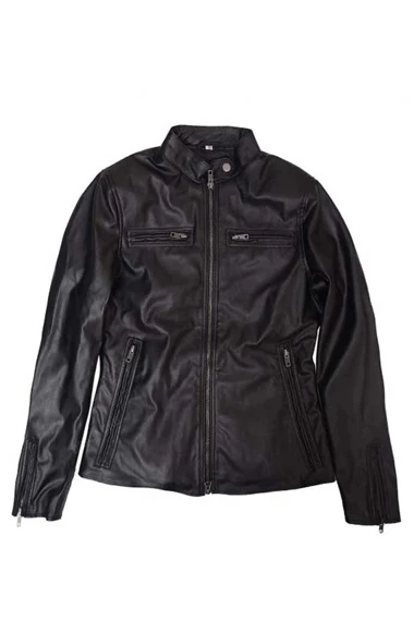 Clary Fray Katherine McNamara Shadowhunters Black Biker Jacket