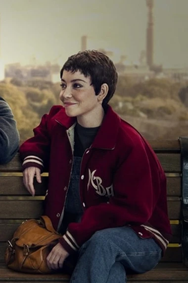 Ruby Sick Of It Marama Corlett Maroon Jacket
