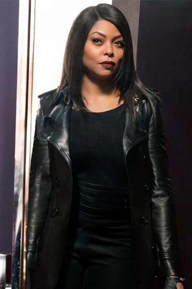 Proud Mary Taraji P Henson Black Trench Coat