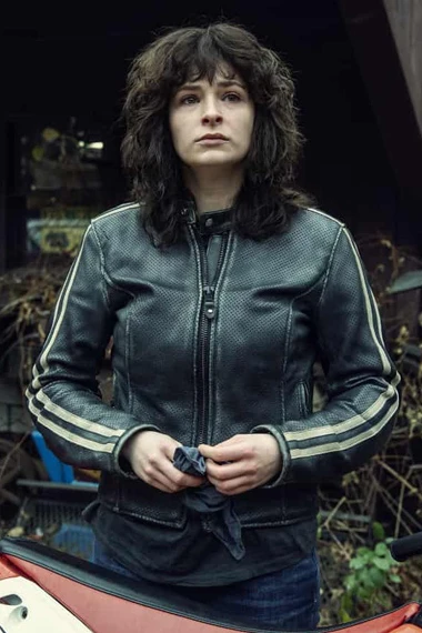 Vic McQueen NOS4A2 Ashleigh Cummings Leather Jacket