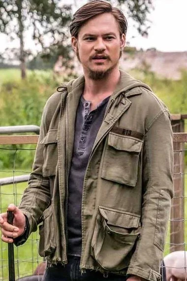Jason Conley Filthy Rich Mark L Young Green Cotton Jacket