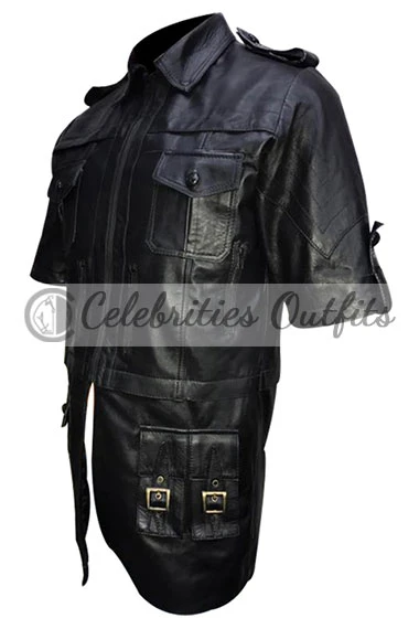 Final Fantasy Noctis Lucis Gaming Cosplay Black Leather Jacket final-fantasy-noctis-lucis-black-jacket