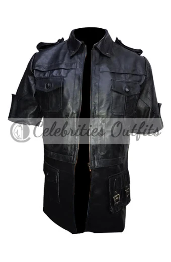 Final Fantasy Noctis Lucis Gaming Cosplay Black Leather Jacket final-fantasy-noctis-lucis-black-jacket