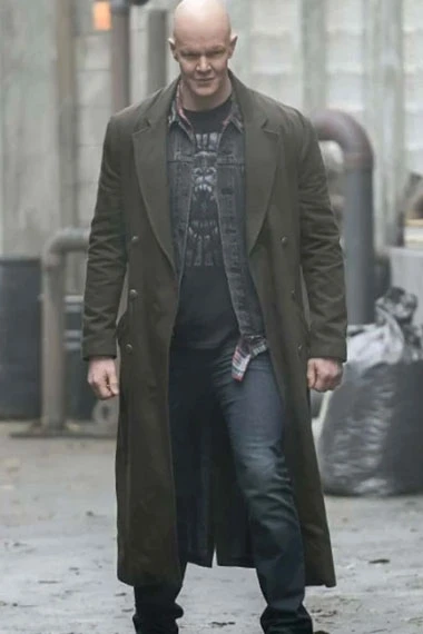 Sylbert Rundine Flash Dwarfstar Derek Mears Grey Cotton Coat