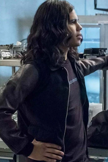 Carlos Valdes Vibe The Flash Cisco Ramon Letterman Jacket