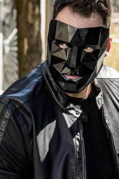 William Lang Flash Daniel Cudmore Gridlock Black Leather Jacket