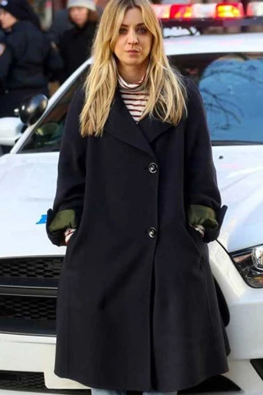 Cassandra Bowden Kaley Cuoco The Flight Attendant Trench Coat