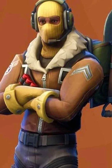 Fortnite Battle Royale Raptor Gaming Shearling Hooded Jacket