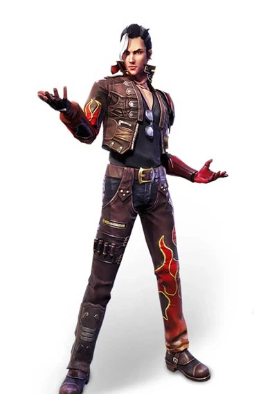 Shimada Hayato Garena Free Fire Gaming Brown Cosplay Jacket