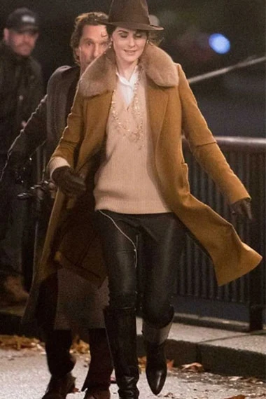 Rosalind Pearson Gentlemen Michelle Dockery Brown Trench Coat