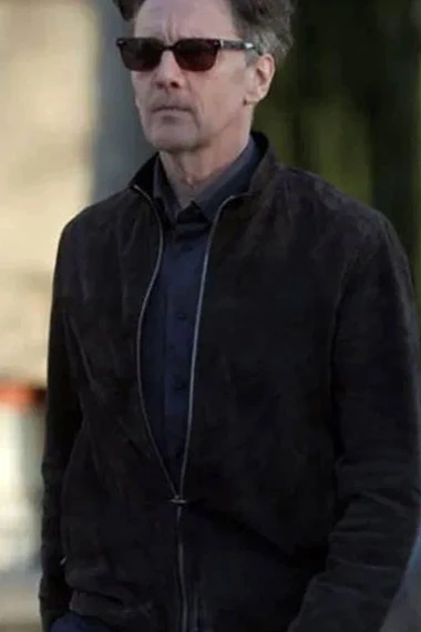Good Girls Andrew McCarthy Mr Fitzpatrick Brown Suede Jacket