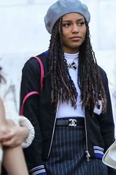 Gossip Girl Savannah Lee Smith Monet de Haan Varsity Jacket