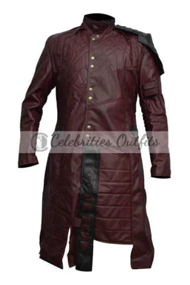 Peter Quill Guardians Of The Galaxy Star-Lord Chris Pratt Coat