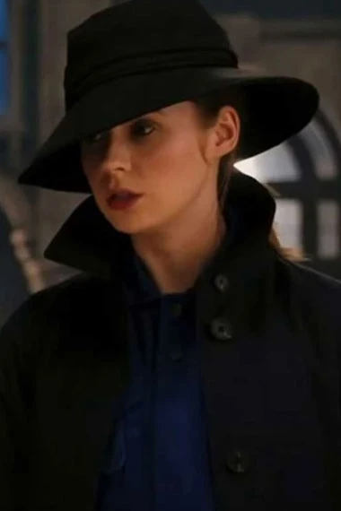 Gunpowder Milkshake Samantha Karen Gillan Black Trench Coat