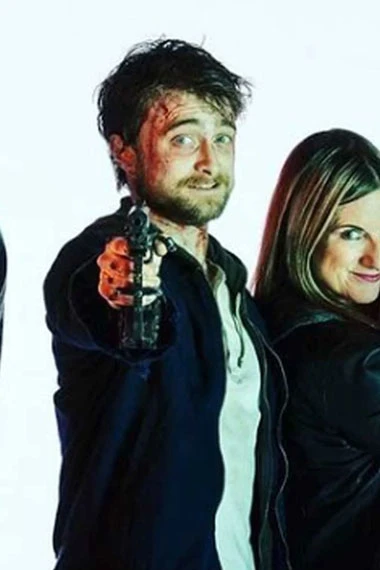 Guns Akimbo Miles Harris Daniel Radcliffe Black Cotton Jacket