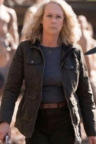 Laurie Strode Jamie Lee Halloween Kills Black Cotton Jacket