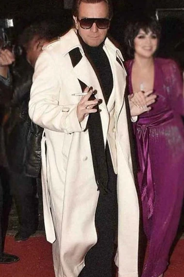 Halston Netflix TV Series Ewan McGregor Long Trench Coat