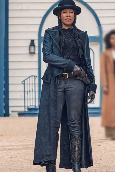 Regina King Trudy Smith The Harder They Fall Long Trench Coat