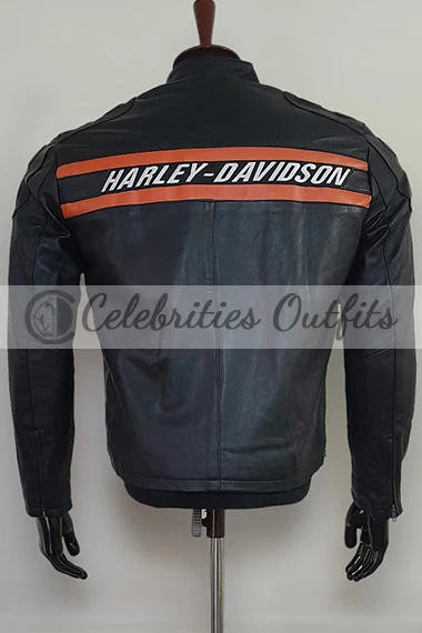 Harley Davidson Bill Goldberg Motorcycle Black Leather Jacket bill-goldberg-harley-davidson-motorcycle-jacket