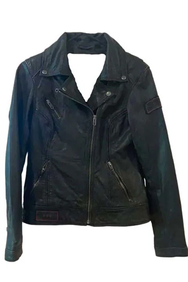 Harley Davidson Motorcycles Rebels Black Biker Leather Jacket
