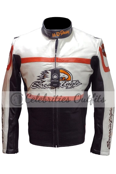 Harley Davidson Motorcycles Screamin Eagle Black Biker Jacket