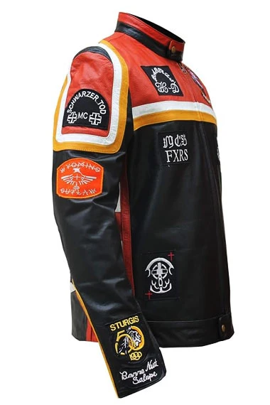 Harley Davidson and the Marlboro Man Micky Rourke Biker Jacket micky-rourke-harley-davidson-marlboro-man-jacket