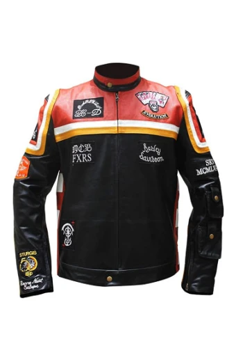 Harley Davidson and the Marlboro Man Micky Rourke Biker Jacket micky-rourke-harley-davidson-marlboro-man-jacket