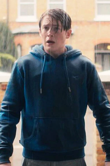 Kit Connor Heartstopper TV Show Nick Nelson Blue Cotton Hoodie