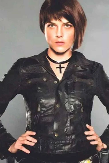 Selma Blair Liz Sherman Hellboy The Golden Army Biker Jacket