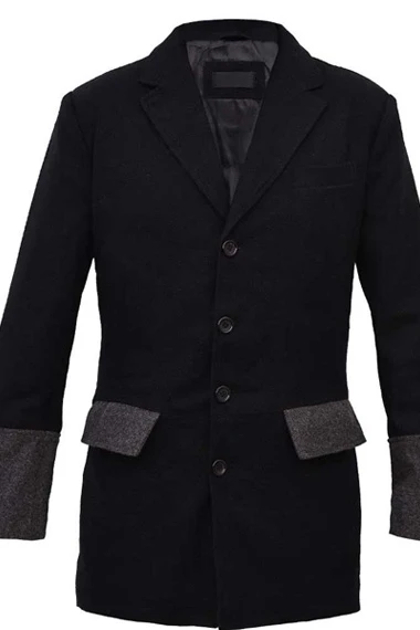 Cullen Bohannon Anson Mount Hell On Wheels Black Trench Coat