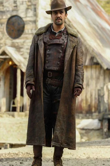 Lee Scoresby His Dark Materials Lin-Manuel Miranda Trench Coat