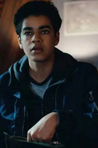 His Dark Materials Amir Wilson Will Parry Blue Cotton Jacket