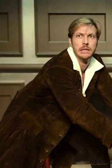 Jackson Luke Bracey Holidate Brown Suede Leather Trench Coat
