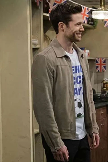Tom Ainsley Charlie How I Met Your Father Beige Suede Jacket